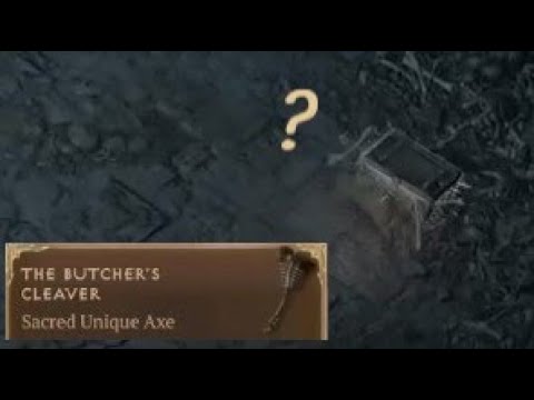 Diablo 4 Why You Should Always Open Chests - Butcher's Cleaver