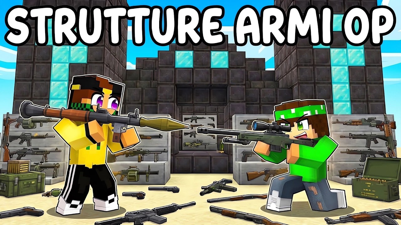 MINECRAFT MA LE STRUTTURE HANNO ARMI OP