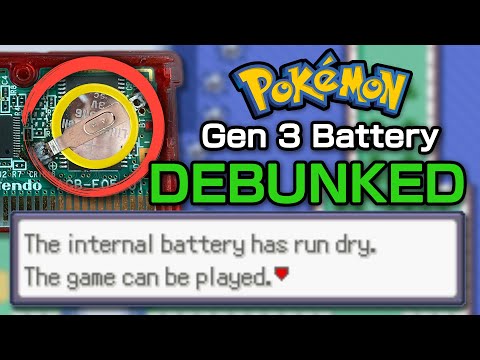 Pokémon Gen 3 Battery: How to ACTUALLY Fix It
