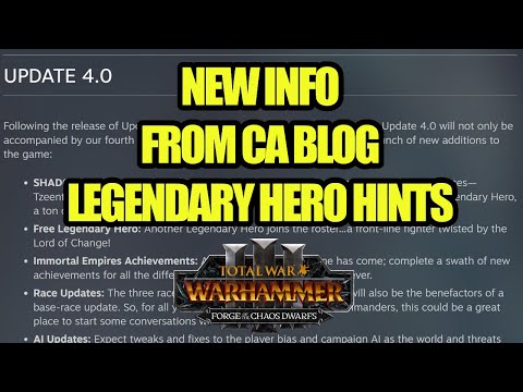 EVEN MORE INFO CA BLOG POST - Legendary Hero Teasers - Total War Warhammer 3