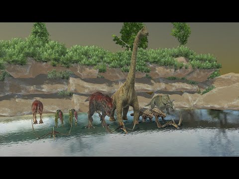 🦖 DINOSAURS ARMY 🦕 VS ALL FACTIONS (X2) (Except Big Three Factions) - Animal Revolt Battle Simulator