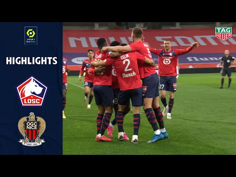 LOSC LILLE - OGC NICE (2 - 0) - Highlights - (LOSC - OGCN) / 2020-2021