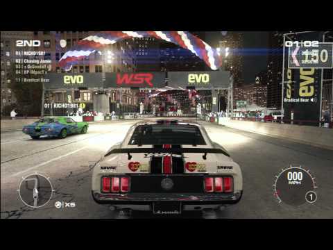 GRID 2, Online Multiplayer Gameplay on Xbox 360, Part 1