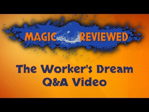 The Worker's Dream by Harry Robson Q&A - Magic Reviewed
