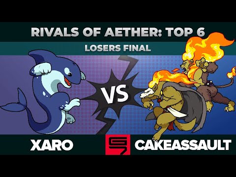 Xaro vs CakeAssault - Rivals of Aether Top 6 Losers Final - Genesis 7 |Forsburn,Zetterburn vs Orcane