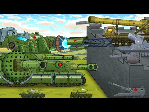 Vostok-1 vs the Fortress - Cartoons about tanks