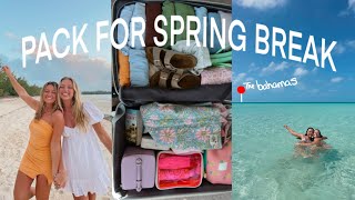 how to pack for a *tropical* spring break