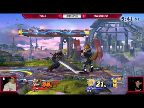 VS Weekly 9/14/17 - Losers 8ths - Zurak (Fox) vs P2W Deafstar (Cloud) - Smash 4