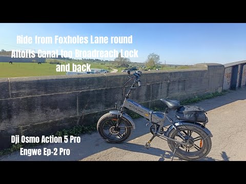 Ride from Foxholes Lane round Altofts Canal too Broadreach Lock in 4k
