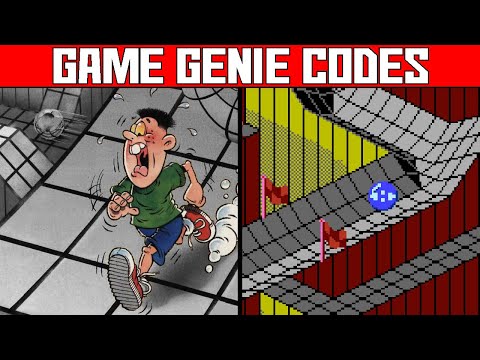 (Marble Madness) Invincibility & Float in Air - Game Genie & Ram Cheat Codes