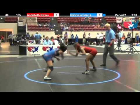 Schoolgirl 105 LBS - RR1 - Andribeth Rivera (PUR) vs. Gabrielle Garcia (Pounders)