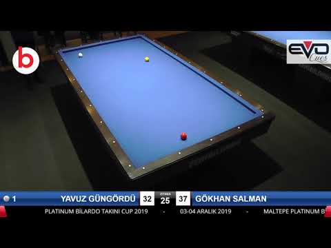 YAVUZ GÜNGÖRDÜ & GÖKHAN SALMAN Bilardo Maçı - PLATINUM BİLARDO TAKINI CUP 2019-SON 16