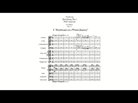 Tchaikovsky: Symphony No. 1 in G minor, Op. 13 "Winter Daydreams" (with Score)