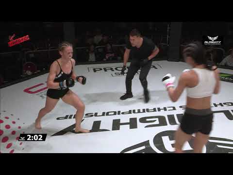 Almighty Fighting Championship 19 - Minnie Chai v Michaela Clark
