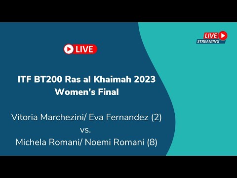 ITF BT200 F Final Vitoria Marchezini/Eva Fernández vs. Michaela Romani/ Noemi Romani