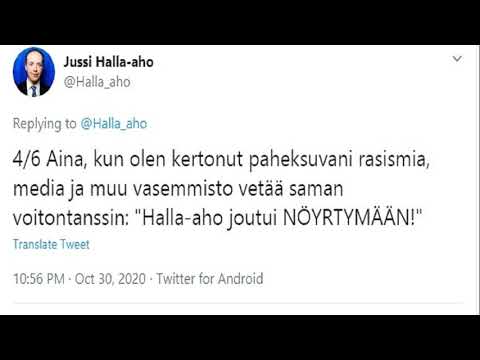 "Halla aho joutui nöyrtymään"