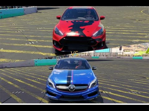Ford Focus RS VS Mercedes Benz  A 45 Amg