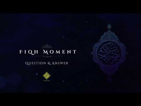 Inhalers - Fiqh Moment for the 3rd Night of the Month of Ramadan, 1441 A.H.