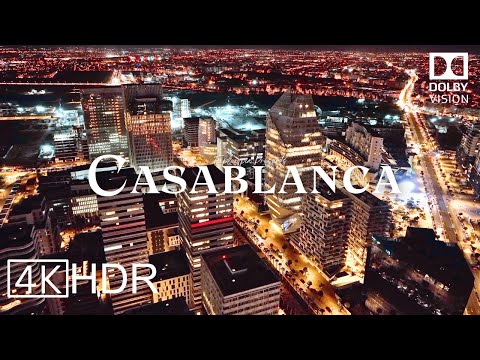 Casablanca, Morocco 🇲🇦 in 4K HDR ULTRA HD 60 FPS Dolby Vision™ Drone Video