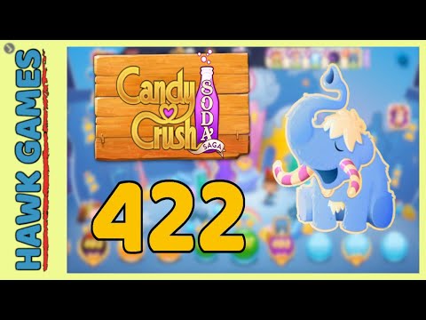 Candy Crush Soda Saga Level 422 (Frosting mode) - 3 Stars Walkthrough, No Boosters