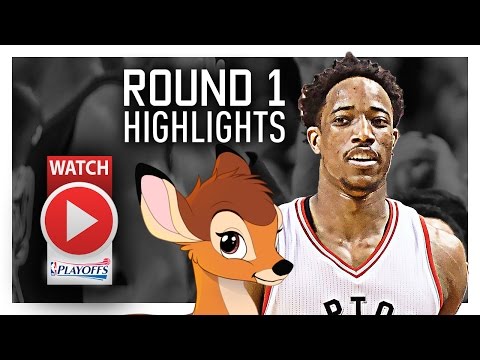 DeMar DeRozan Round 1 Offense Highlights VS Bucks 2017 Playoffs - BUCKETS!