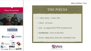 PyParis 2017 – Python MOOCs: Lessons Learned, by Thierry Parmentelat, Olivier Ricou, Jill-Jênn Vie
