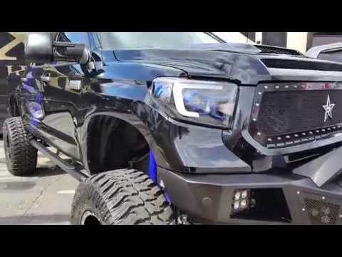 Go Rhino BR5 & BR20 Bumper Replacements on Toyota Tundra at SEMA 2015 Show (24178T/28178T)