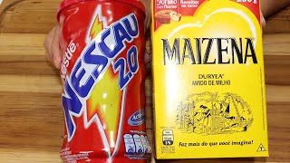 PORQUE NÃO FIZ ANTES É SÓ JUNTAR NESCAU COM MAIZENA E PRONTO