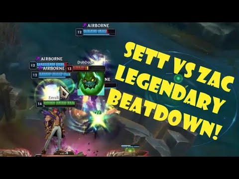 Sett vs Zac - Legendary LoL Beatdown!