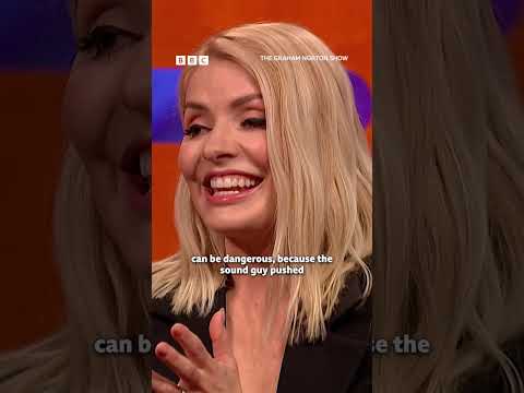 Holly Willoughby and Alan Carr did shots with Stephen Hawking - BBC