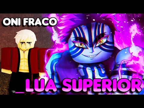 A EVOLUÇÃO DE UM ONI FRACO ATÉ UM LUA SUPERIOR NO PROJECT SLAYER 😈