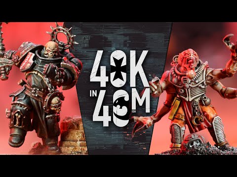 New Black Templar vs GSC  Brood Brothers - A fight for workers rights! | 40k in 40m Warhammer Battle