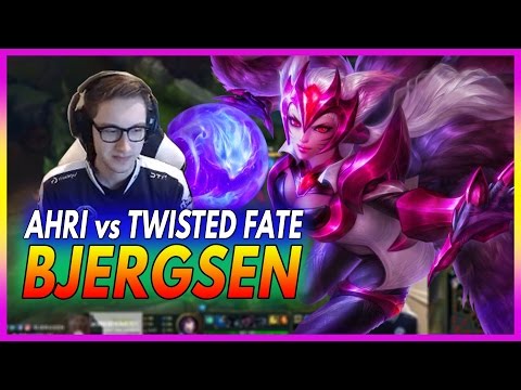 443. Bjergsen Ahri vs Twisted Fate Mid - March 26th, 2017 - Patch 7.6 Season 7