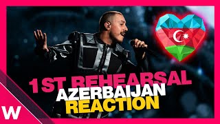 🇦🇿 Azerbaijan First Rehearsal (REACTION) FAHREE & Ilkin Dovlatov - Özünlə Apar @ Eurovision 2024