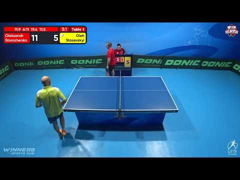 22:30 Oleksandr Storozhenko 3 - 1  Oleh Stasevskyi West 5 WIN CUP 02.12.2022 | TABLE TENNIS WINCUP