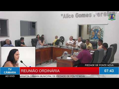 02ª REUNIÃO ORDINÁRIA DA CÂMARA MUNICIPAL DE PIEDADE DE PONTE NOVA - 20/02/2026