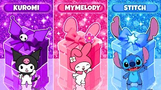 Gift Box Challenge 🎁 – Stitch fans 💙 Which One Will You Pick? 👹🎶