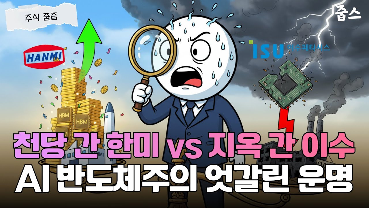 AI 반도체주 명암: 한미반도체 급등 vs 이수페타시스 급락, 무슨 일?