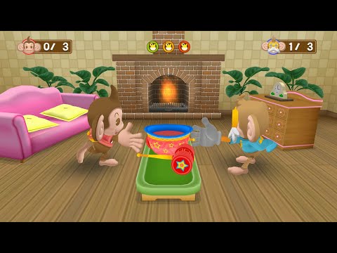 Super Monkey Ball: Banana Blitz Wii All 50 Minigames 2 player 60fps