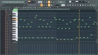 Gtr dj tiesto  Mistral    MAIN MELODY piano version on fl studio