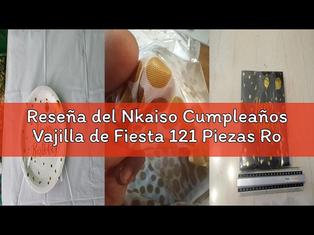 Vídeo relacionado con Nkaiso Juego de vajilla verde salvia para fiesta, 121 piezas, platos de papel, vasos, servilletas, pajitas para 24 invitados