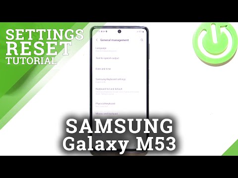 How to Reset Settings on SAMSUNG Galaxy M53 - Reset All Settings