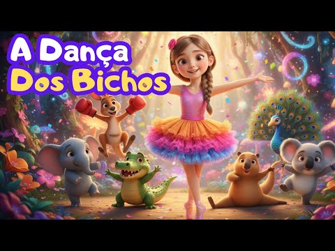 The Animals' Dance 🐘🦘🦚🐨 | Lively Children's Music – Valente Kids