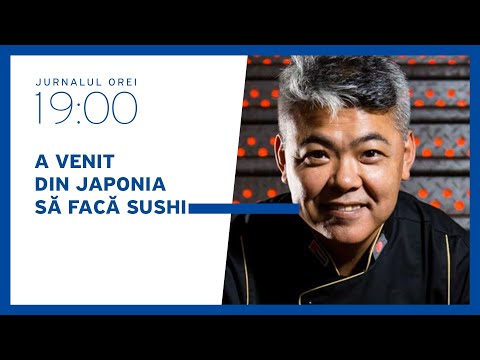 A venit din Japonia în Moldova să facă sushi
