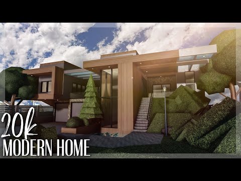 Bloxburg: 20k Modern House | Roblox Speedbuild | Housebuild