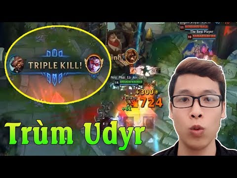 Udyr Hủy Diệt Rank Việt Nam | 19 phút 22 Bé - Trâu best Udyr