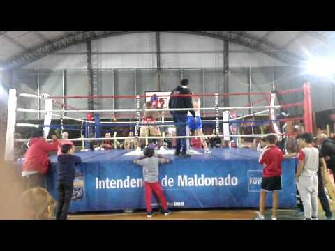 Eric Abeijón vs Mauricio Barragan exhibición Maldonado 11/03/2016