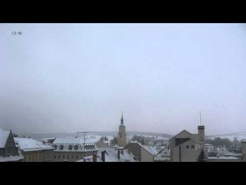 Zeitraffer 2014.01.27 Pulsnitz-Innenstadt