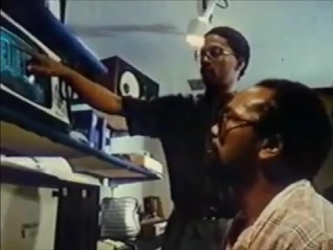 Herbie Hancock and Quincy Jones using a Farilight CMI (1984)