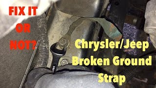 Jeep Broken Ground Strap